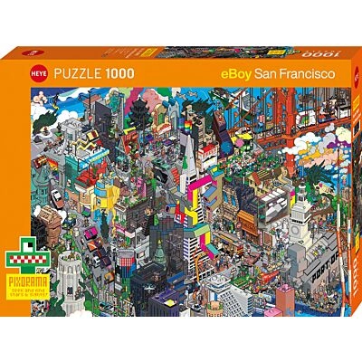 Puzzle 1000 Pcs eBoy, San Francisco Quest