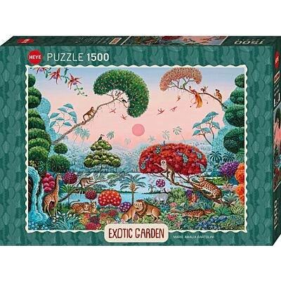Puzzle 1500 Pcs Exotic Garden, Jungle Paradise