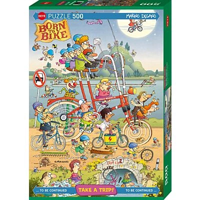Puzzle 500 Pcs Take a Trip! With Marino Degano