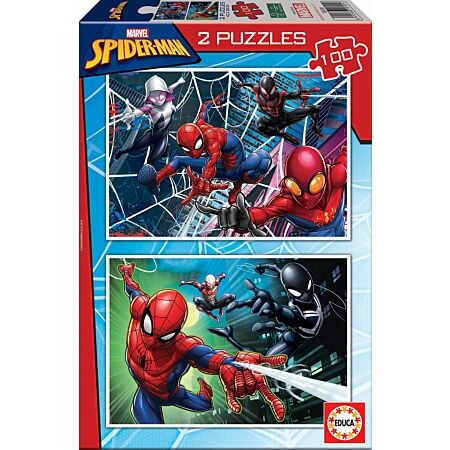 Puzzle 2x100 pçsSpider Man
