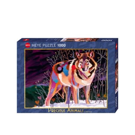 Puzzle 1000 Pcs Precious Animals, Night Wolf