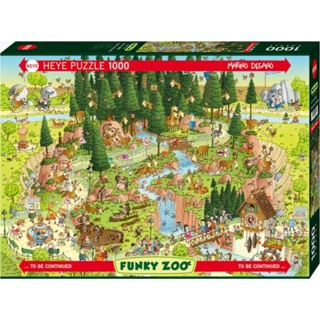 Puzzle 1000 Pcs Degano, Black Forest Habitat