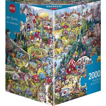Puzzle 2000 Pcs Berman, Go Camping!