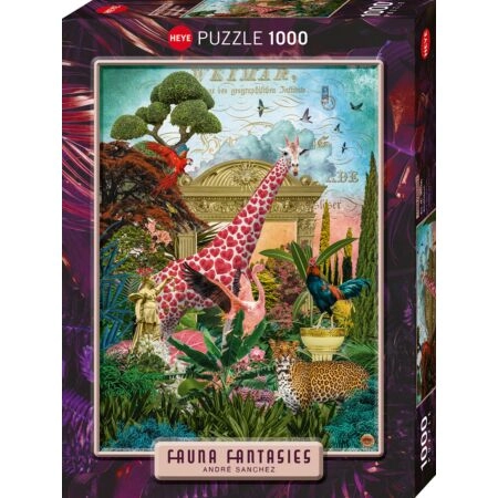 Puzzle 1000 Pcs Fauna Fantasies Giraffolove, HY30100