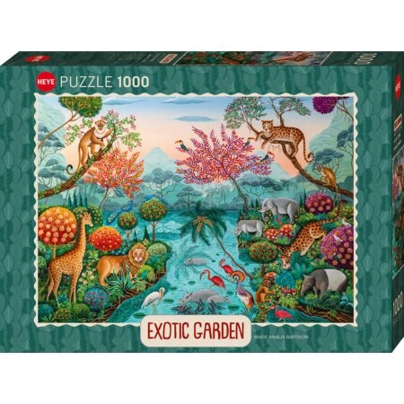Puzzle 1000 Pcs Exotic Garden, Lagoon Paradise