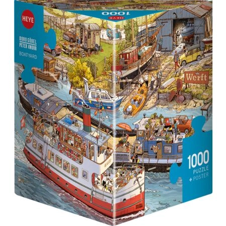 Puzzle 1000 Pcs Göbel/Knorr, Boatyard