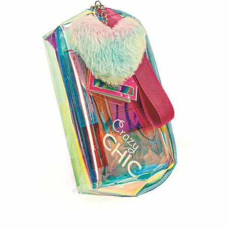 Crazy Chic Bolsa Holográfica Coração