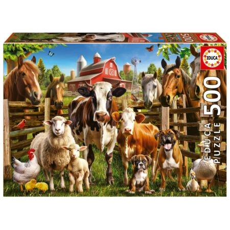 Puzzle 500 Pcs Os Traquinas da Quinta