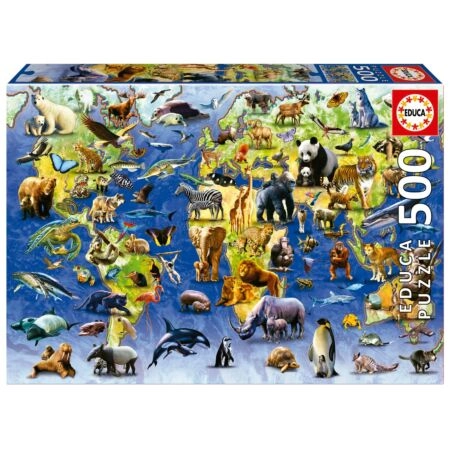 Puzzle 500 Pcs Especies Perigo Extinção