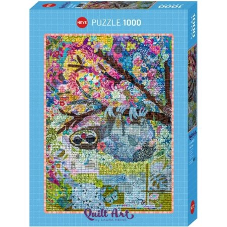 Puzzle 1000 Pcs Quilt Art Sewn Sloth