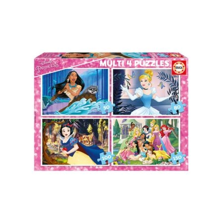 Multi 4 Puzzles Princesas Disney