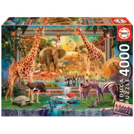 Puzzle 4000 Pcs Savana Ganhando Vida