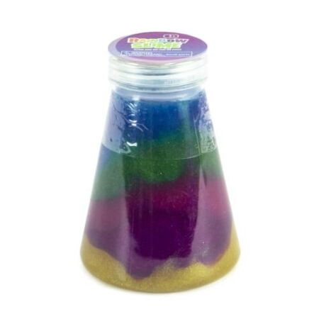 Slime em frasco Arco-íris