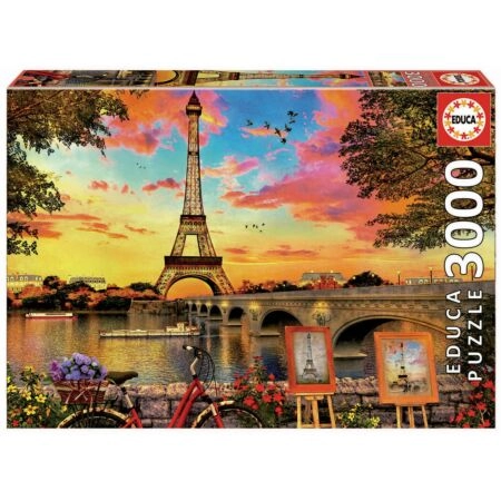 Puzzle 3000 Pcs Pôr do Sol em Paris