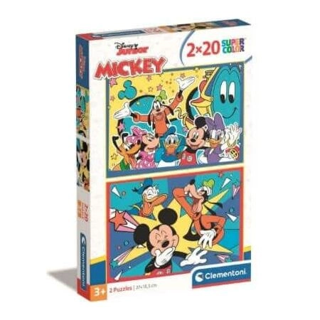 Puzzle 2 X 20 Pcs Disney Mickey