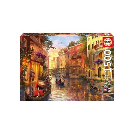 Puzzle 1500 Pcs Entardecer em Veneza