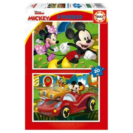 Puzzle 2x20 Mickey Mouse Fun House FS