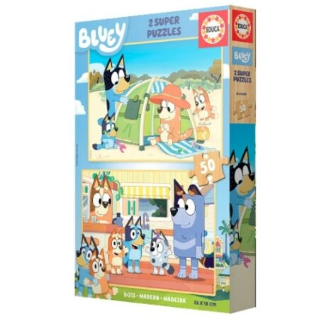 Puzzle 2x50 Pcs Bluey FSC(R)