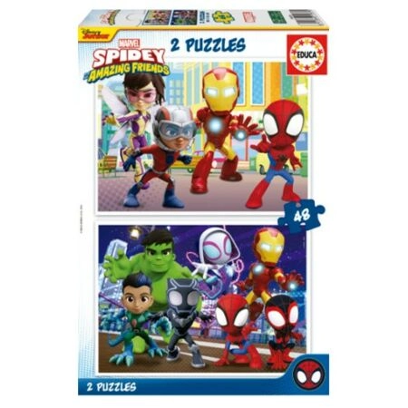 Puzzle 2×48 Pcs Spidey & Amazing Friends
