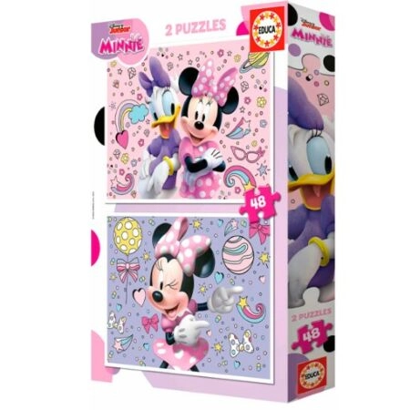 Puzzle 2x48 Pcs Minnie