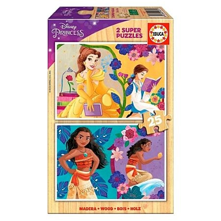Puzzle 2x48 Pcs Disney Princess