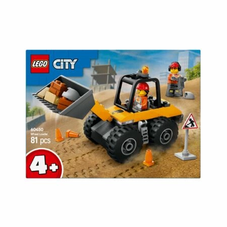 LEGO CITY Carregadora de Rodas de Construção Amarela 60450