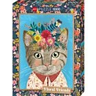 Puzzle 1000 Pcs Floral Friends Pretty Feline