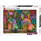 Puzzle 1000 Pcs Jolly Pets, Donkey Love