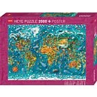 Puzzle 2000 Pcs Map Art, Miniature World