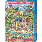 Puzzle 1000 Pcs Happy Town, Good Morning!