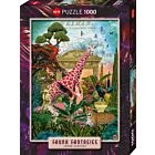 Puzzle 1000 Pcs Fauna Fantasies, Giraffolove