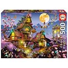 Puzzle 500 Pcs Casa das Fadas