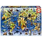 Puzzle 500 Pcs Especies Perigo Extinção