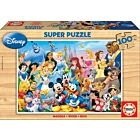 Puzzle 100 Pcs Familia Disney