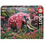 Puzzle 1000 Pcs Elefante Floral