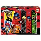 Puzzle 2x100 pcs Miraculous Ladybug