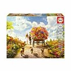Puzzle 1000 Pcs Carro de Flores