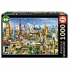 Puzzle 1000 Pcs Simbolos da Europa Miniatura