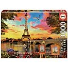 Puzzle 3000 Pcs Pôr do Sol em Paris
