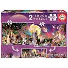 Puzzle 2x100 Pcs Fairy Triptych