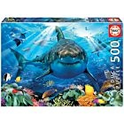 Puzzle 500 Pcs Grande Tubarão Branco
