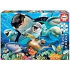 Puzzle 100 pças Selfie Debaixo de Água