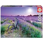 Puzzle 1000 Pcs Bicicleta em Campo de Lavanda