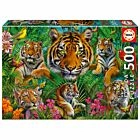 Puzzle 500 Pcs Jungla de Tigres