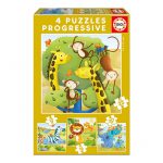 Animais Selvagens – Puzzles Progressivos