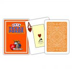 Cartas Texas PK laranja 100% Plástico