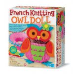 French Knitting Owl Doll