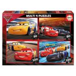 Multi 4 Puzzles Cars 3-1