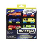 Nerf Nitro Foam Car 6 PK Sort
