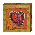 Puzzle 100 Pcs Hearts of Gold 1